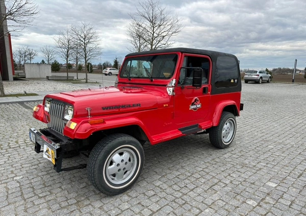 Jeep Wrangler cena 38900 przebieg: 195000, rok produkcji 1991 z Chęciny małe 7